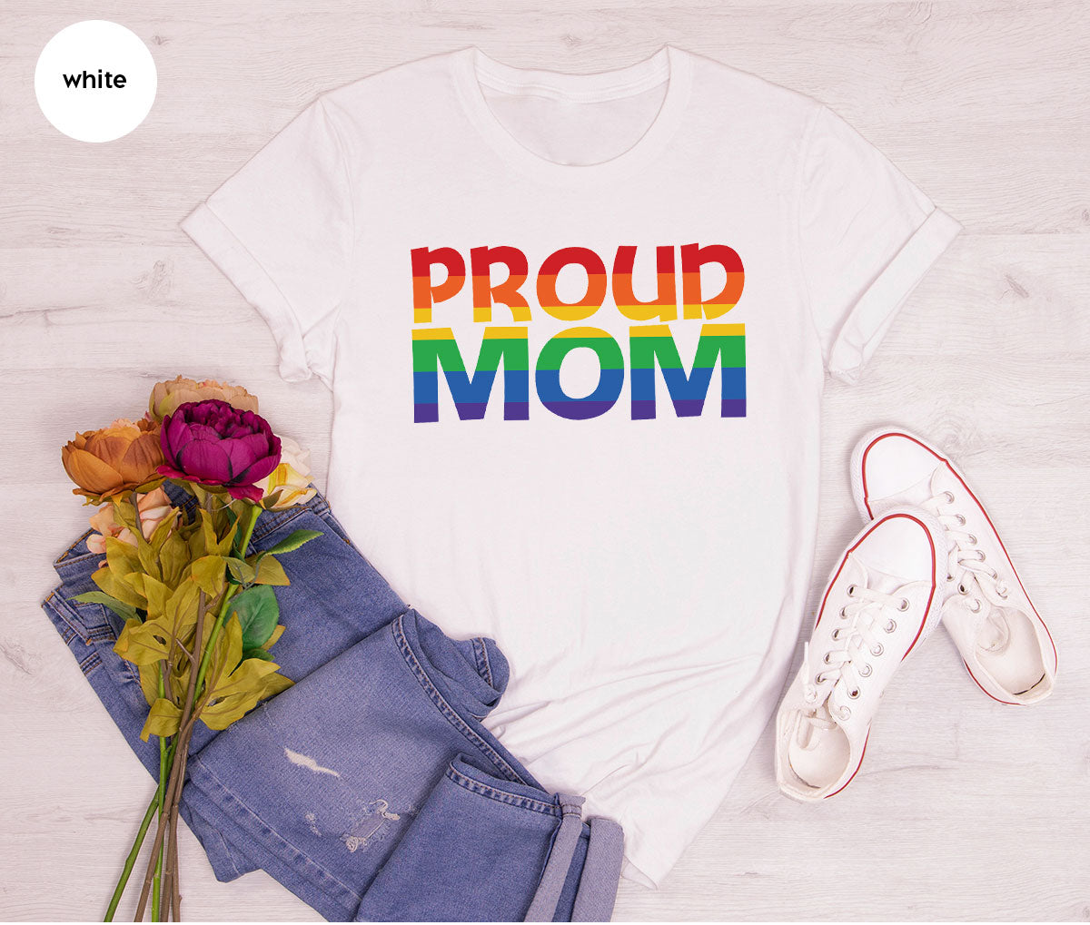 Proud Mom Shirt, LGBT T-Shirt, Tee product image 119