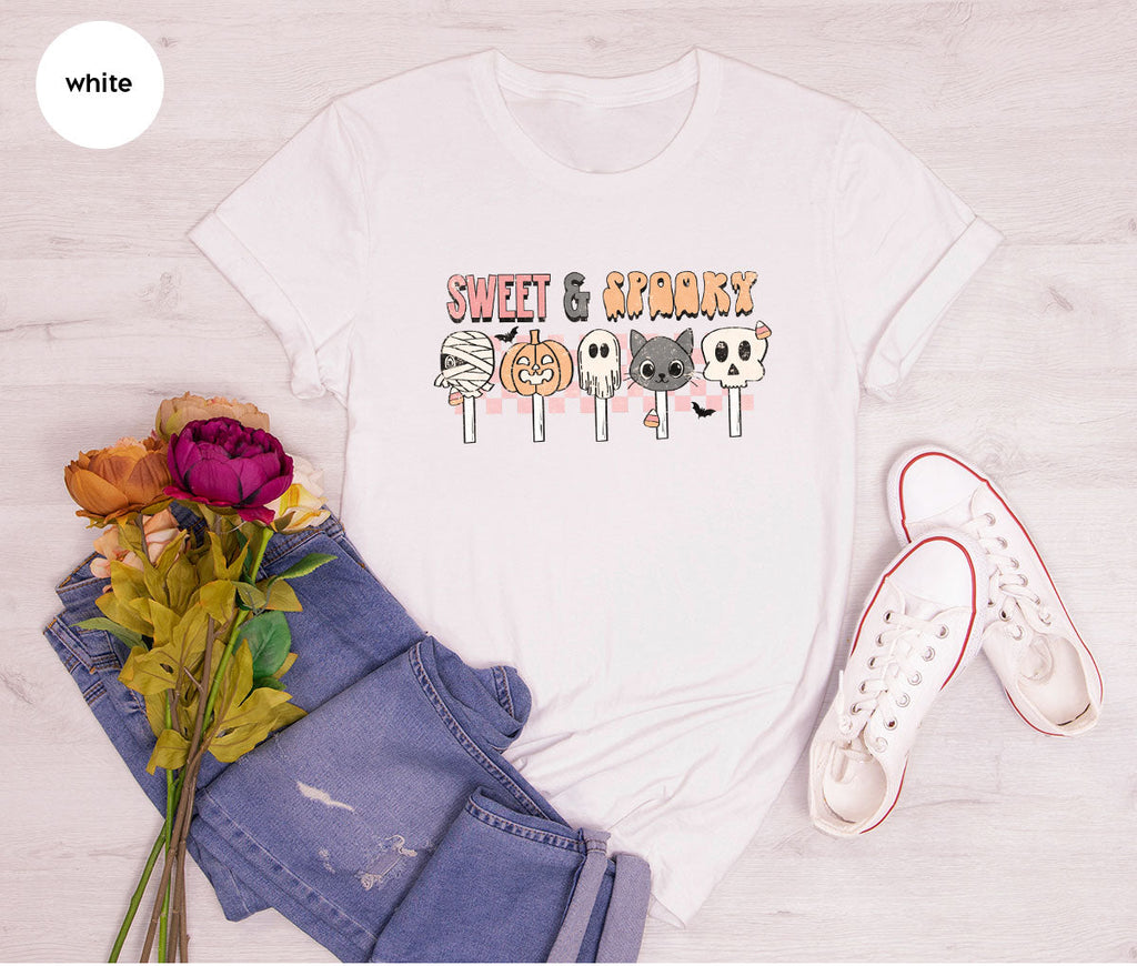 Retro Pumpkin T Shirt, Vintage Cat T-Shirt, Sweet Toddler product image 173