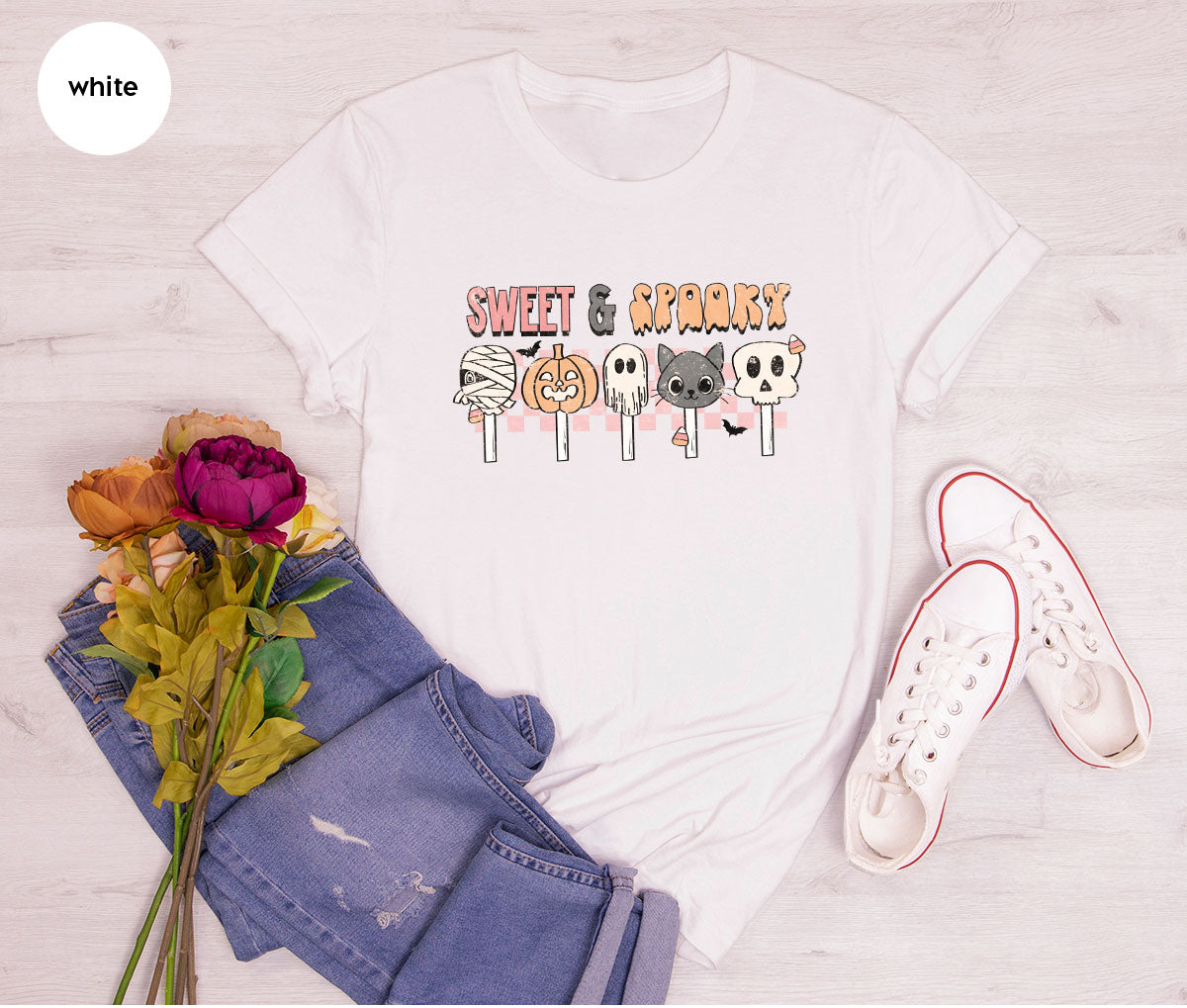 Retro Pumpkin T Shirt, Vintage Cat T-Shirt, Sweet Toddler product image 173