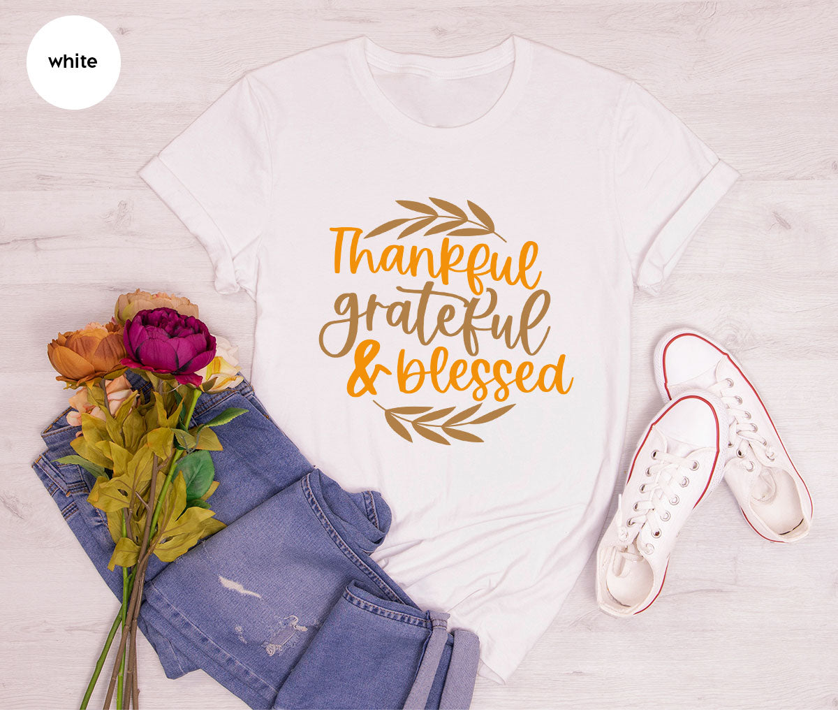 Fall Tshirt, Autumn Clothing, Gift for Her, Happy product image 108