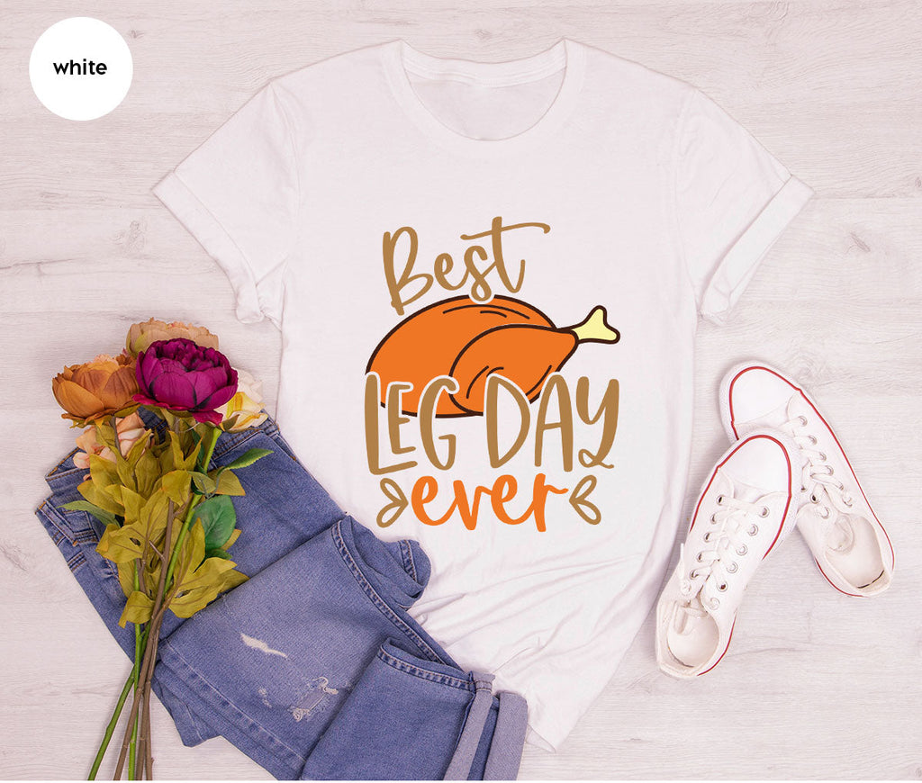 Funny Thanksgiving Shirts, Turkey Graphic Tees, Fall product image 133