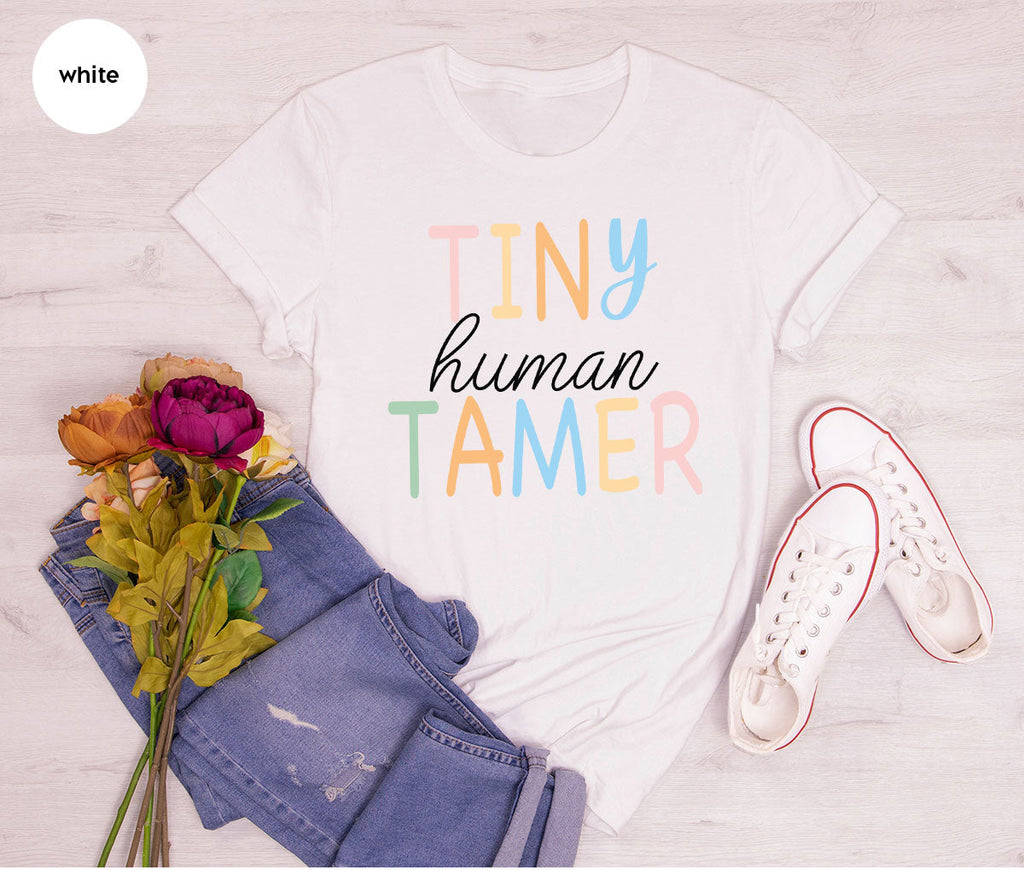 Teacher Shirt, Tiny Human Tamer, Kindergarten Preschool product image 53
