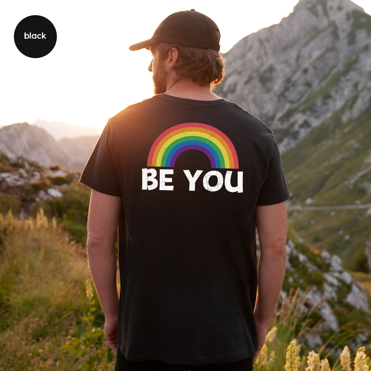 Rainbow T-Shirt, Be You Shirt, LGBT Pride product image 88
