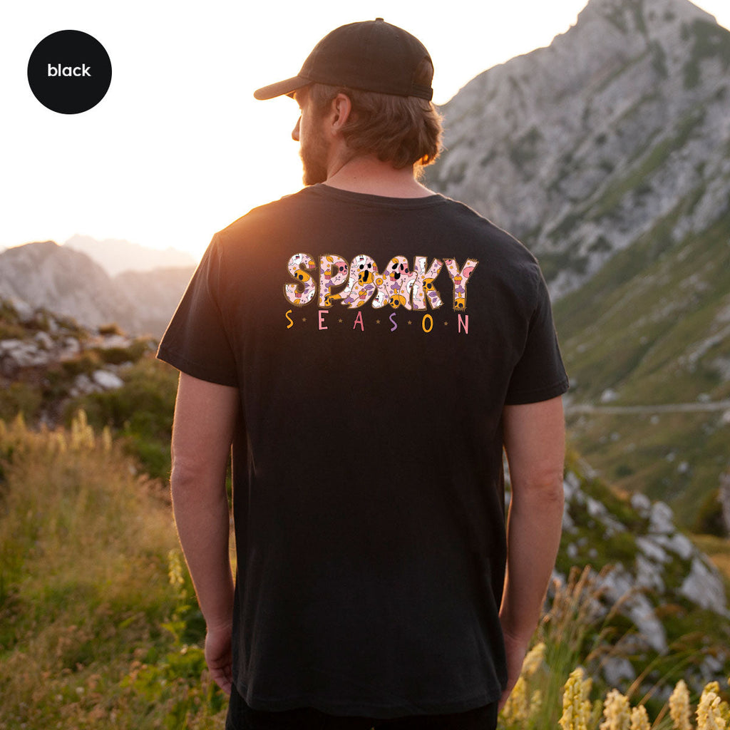 Ghost Graphic Tees, Cute Kid Halloween Shirt, Spooky product image 159