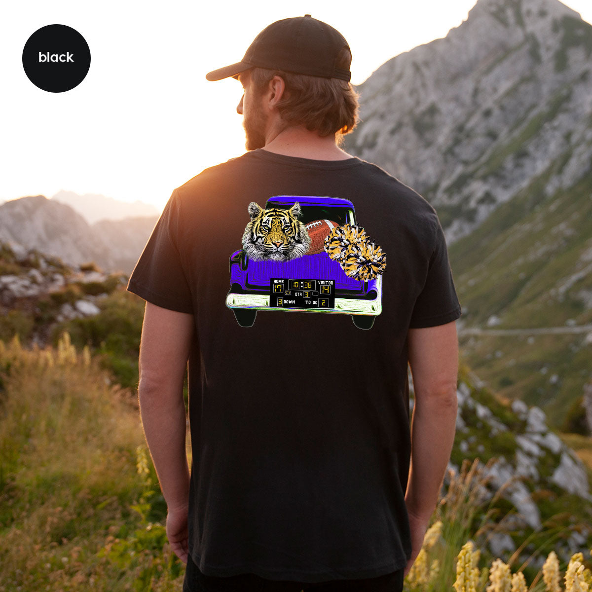 Football Truck Shirt, Tiger Graphic Tees, Mom TShirt, Gifts product image 121