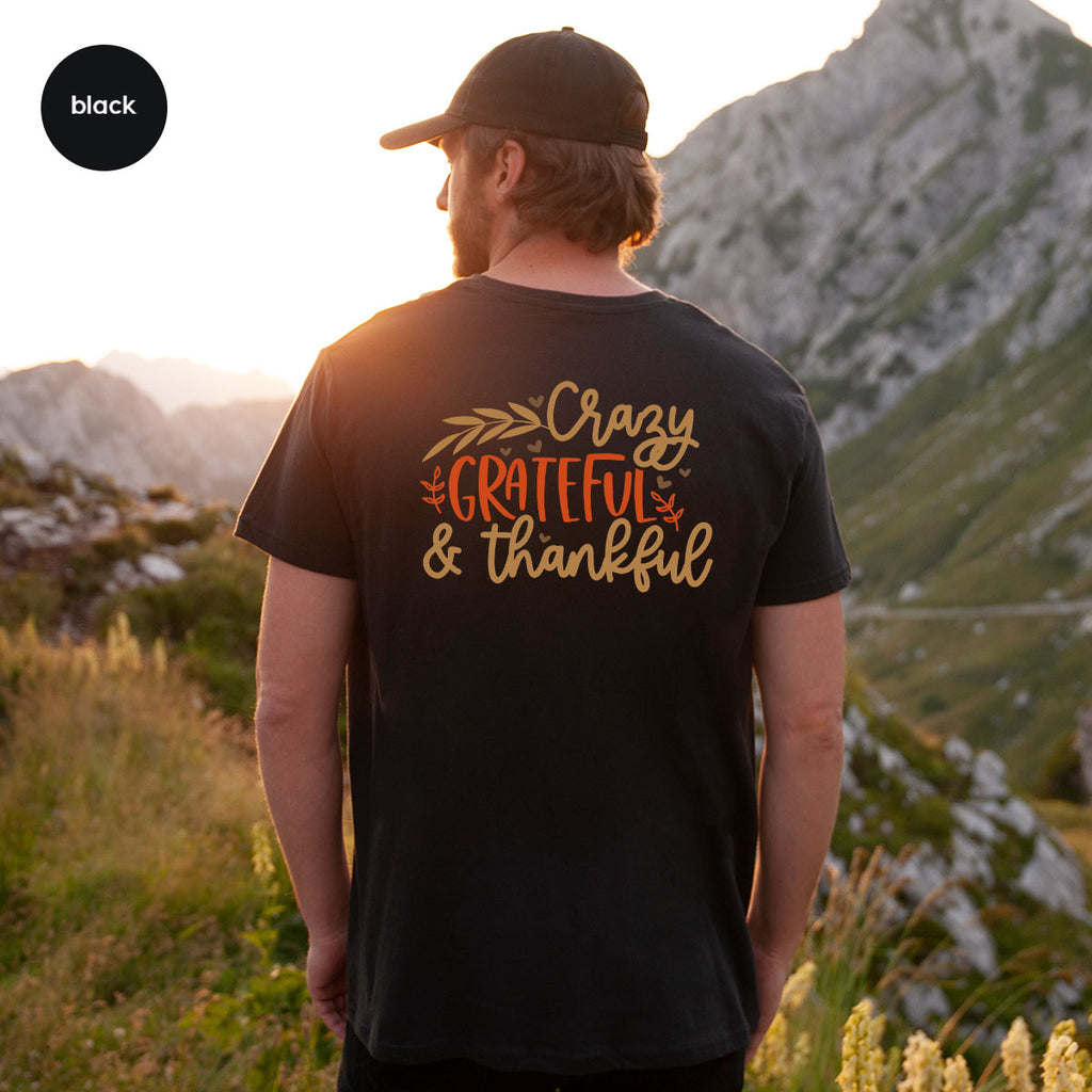 Funny Fall T Shirt, Gift for Her, Crazy Grateful Thankful product image 121