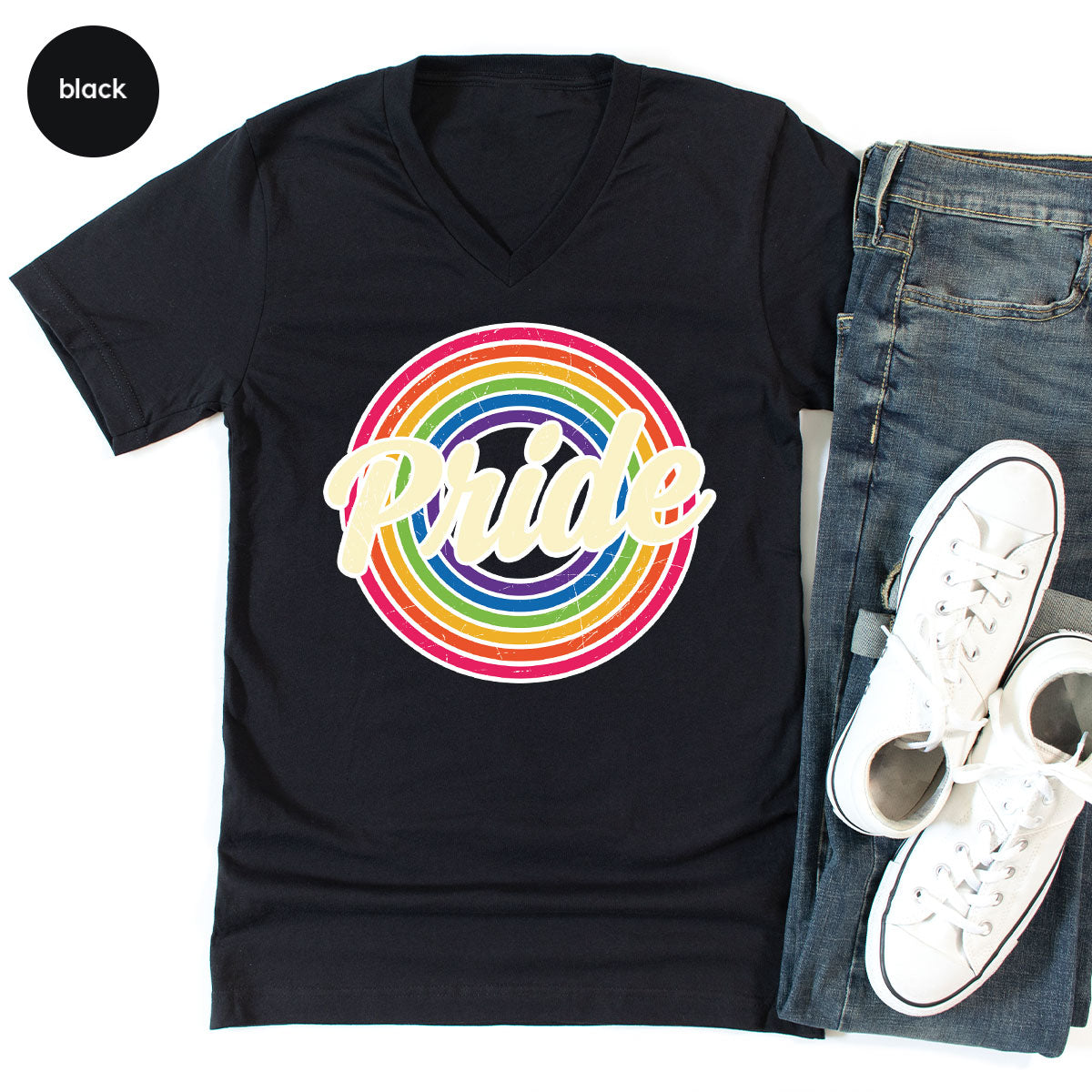 Pride Shirt, LGBT T-Shirt, Tee, Rainbow Graphic product image 92