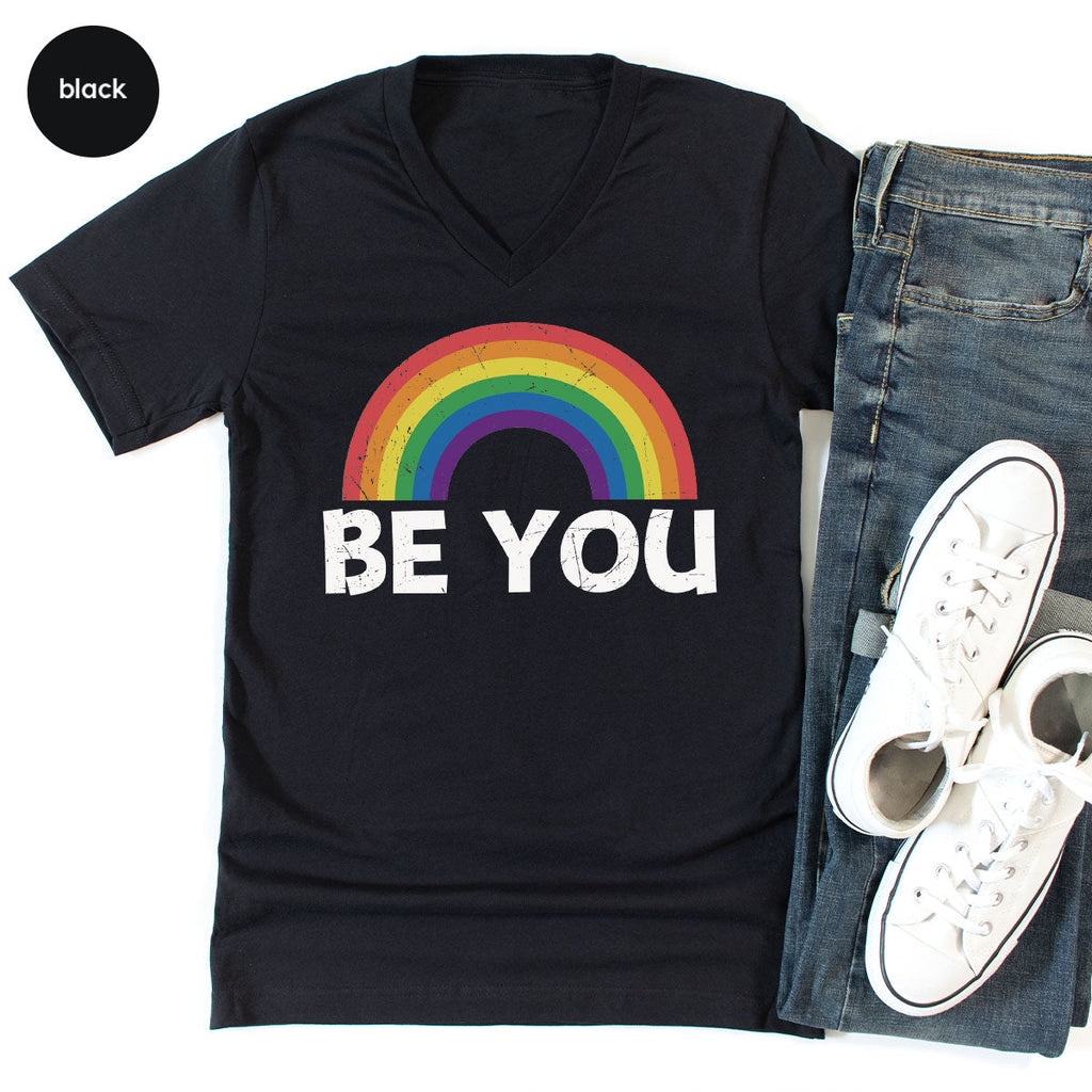 Rainbow T-Shirt, Be You Shirt, LGBT Pride product image 89
