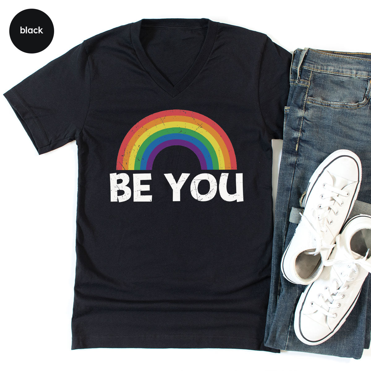 Rainbow T-Shirt, Be You Shirt, LGBT Pride product image 89