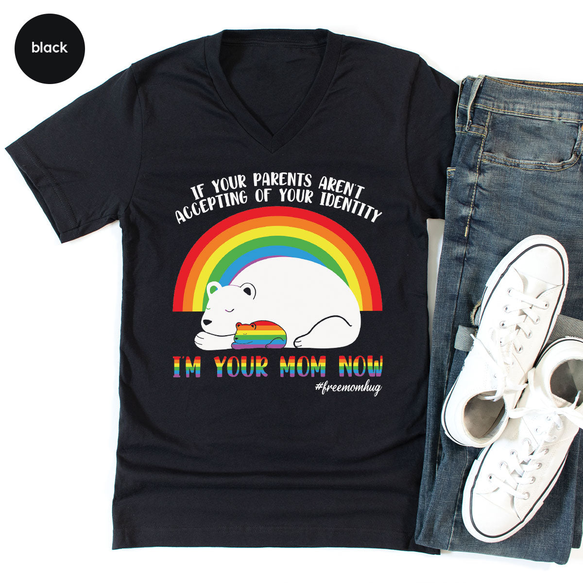 I'm Your Mom Now T-Shirt, Cute LGBT Glory Tee product image 95