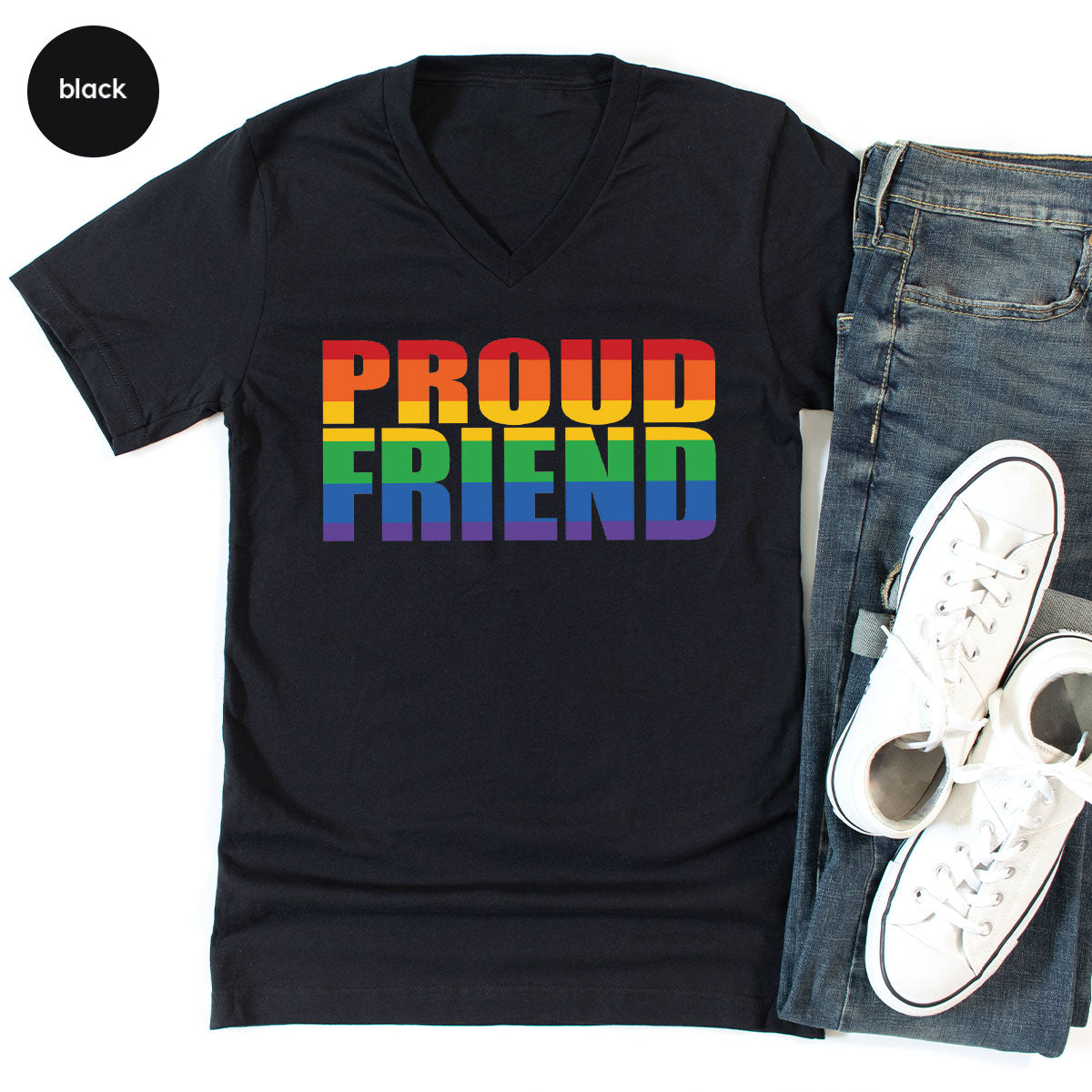 LGBT Friendship Shirt, Proud Friend T-Shirt, Gift Tee product image 93