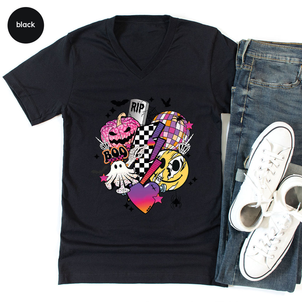 Halloween Shirt, Gifts, Spooky Season Pumpkin Graphic Tees product image 148