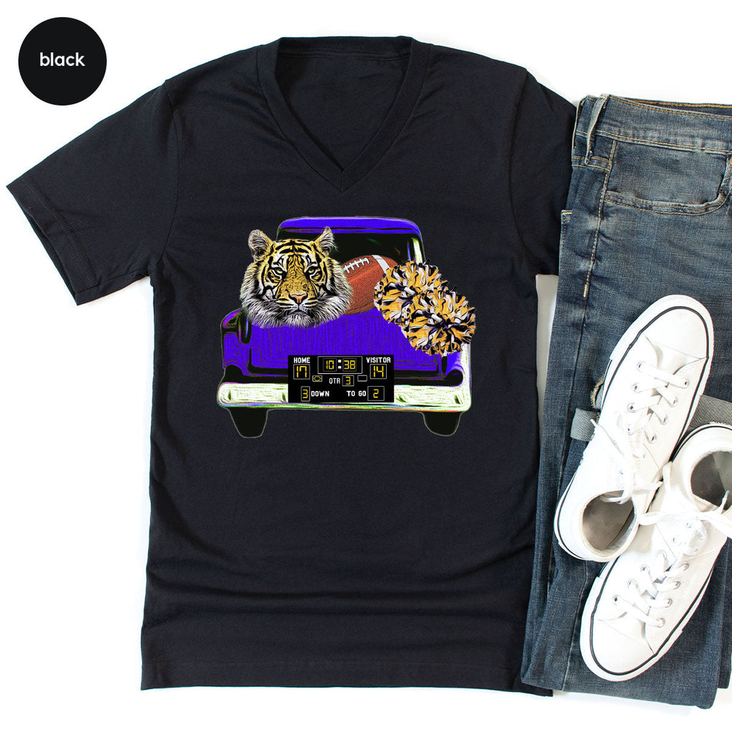 Football Truck Shirt, Tiger Graphic Tees, Mom TShirt, Gifts product image 123