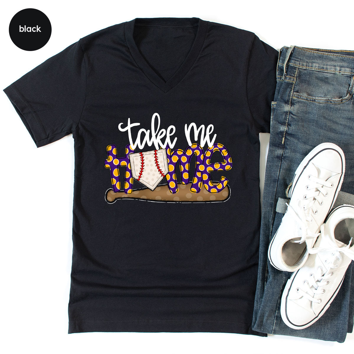 Baseball T-Shirt, Gifts for Her, Mom Outfit, Sister Shirt product image 70