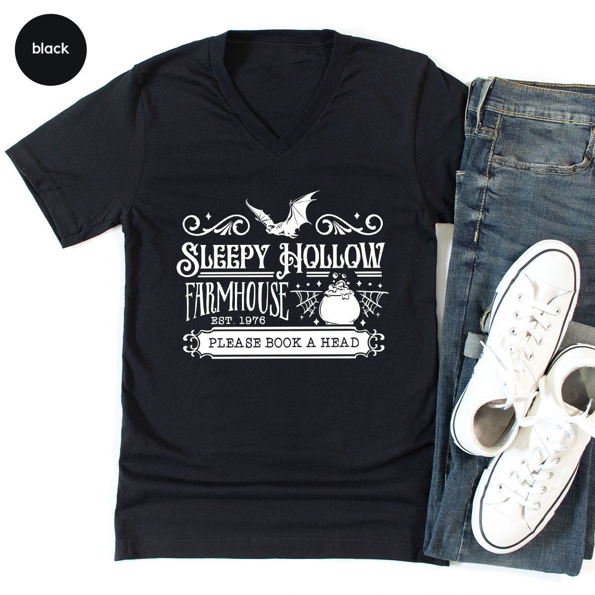 Spooky Season Clothing, Halloween Party Shirts, Farm Horror product image 105