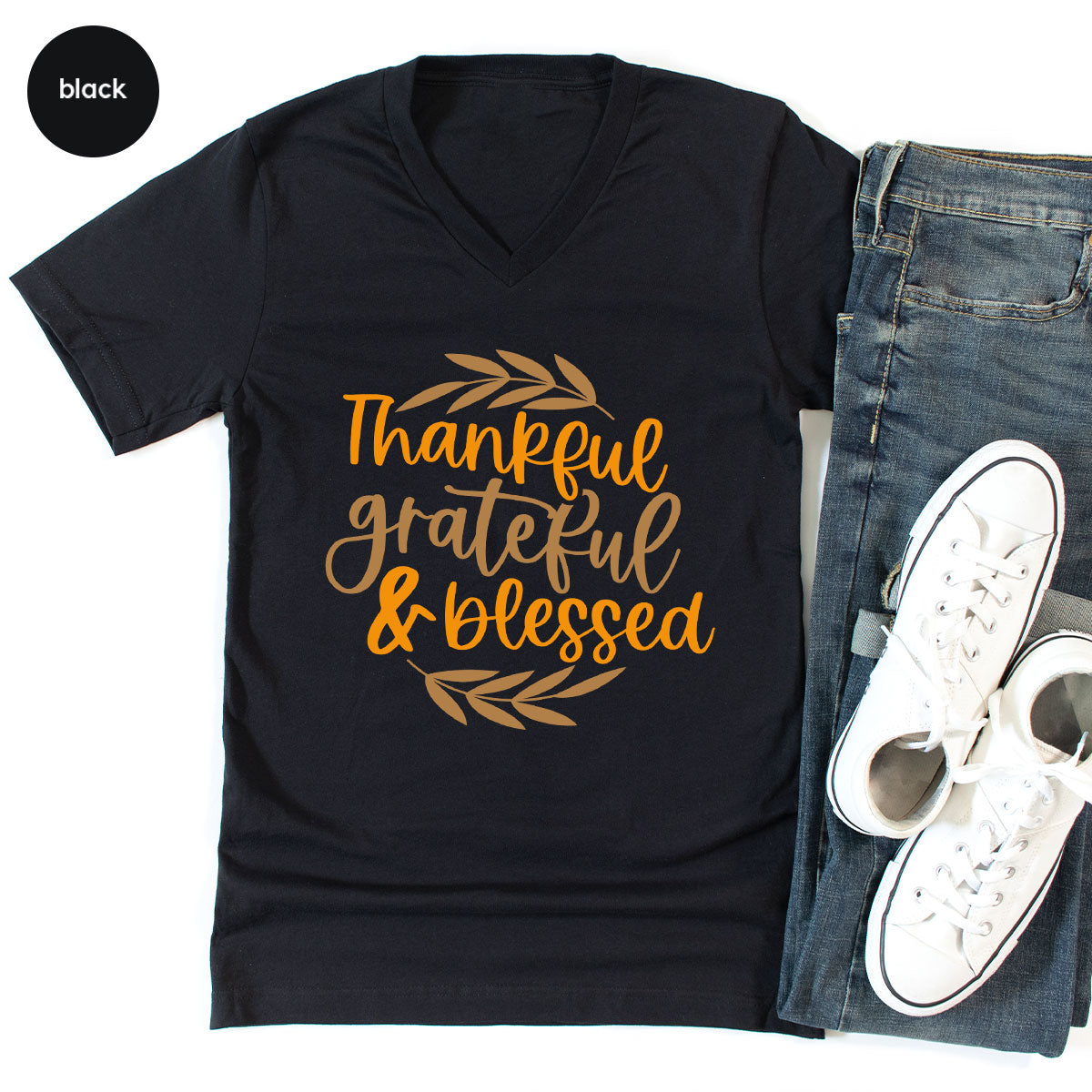 Fall Tshirt, Autumn Clothing, Gift for Her, Happy product image 80