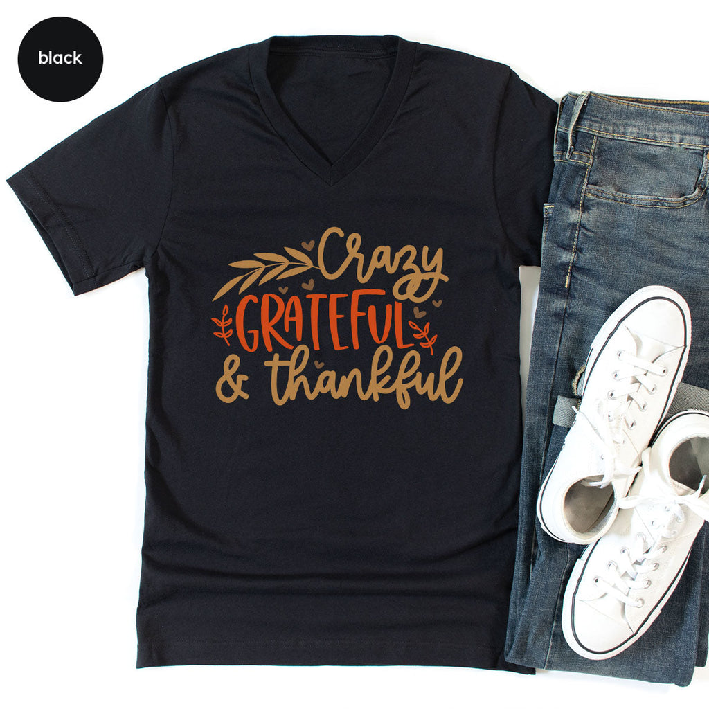 Funny Fall T Shirt, Gift for Her, Crazy Grateful Thankful product image 123