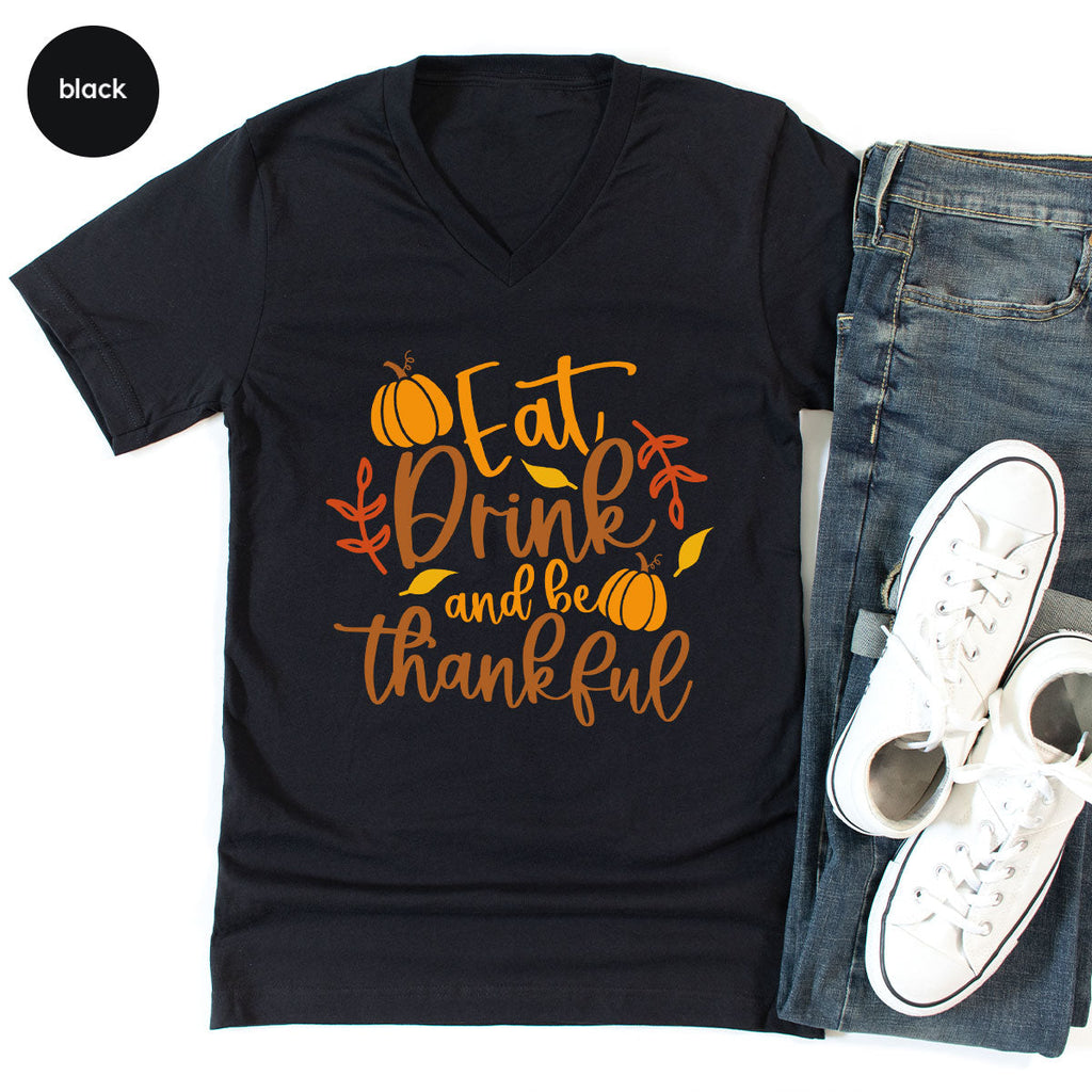 Cute Pumpkin T-Shirt, Fall Graphic Tees, Thankful Gifts product image 130