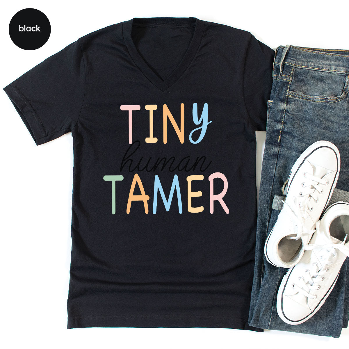 Teacher Shirt, Tiny Human Tamer, Kindergarten Preschool product image 30