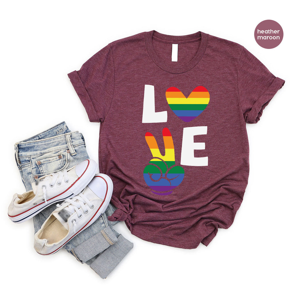 LGBT Love Shirt, Rainbow Glory T-Shirt, Pride Tee product image 104