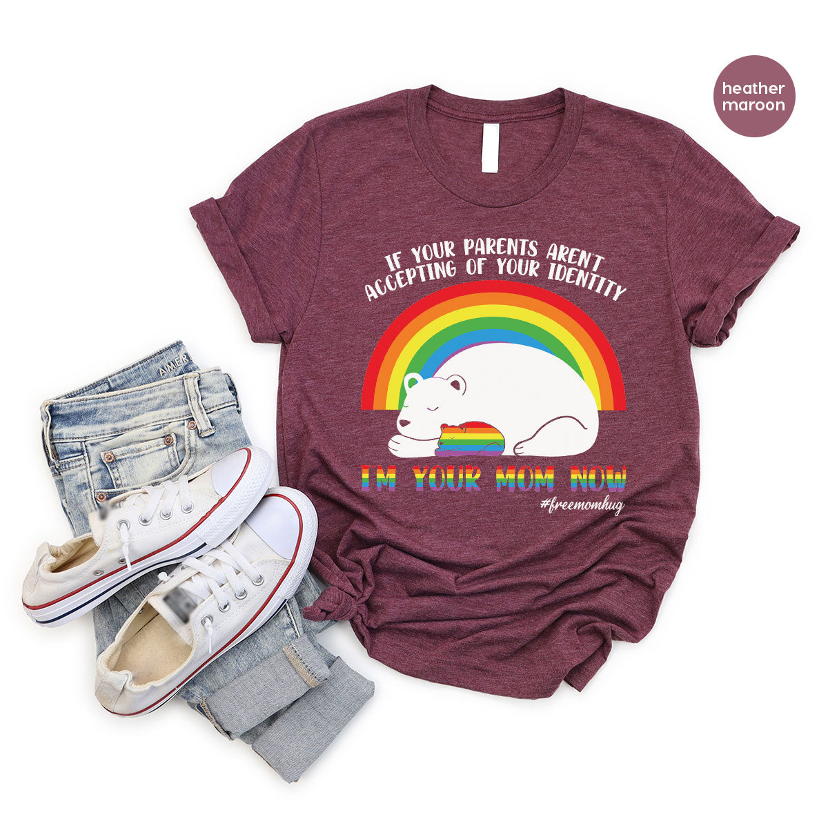 I'm Your Mom Now T-Shirt, Cute LGBT Glory Tee product image 104