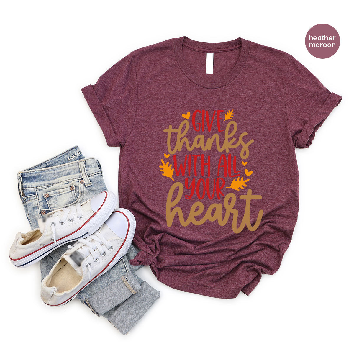 Cute Fall Clothing, Thanksgiving T-Shirt, Gift for Her product image 78