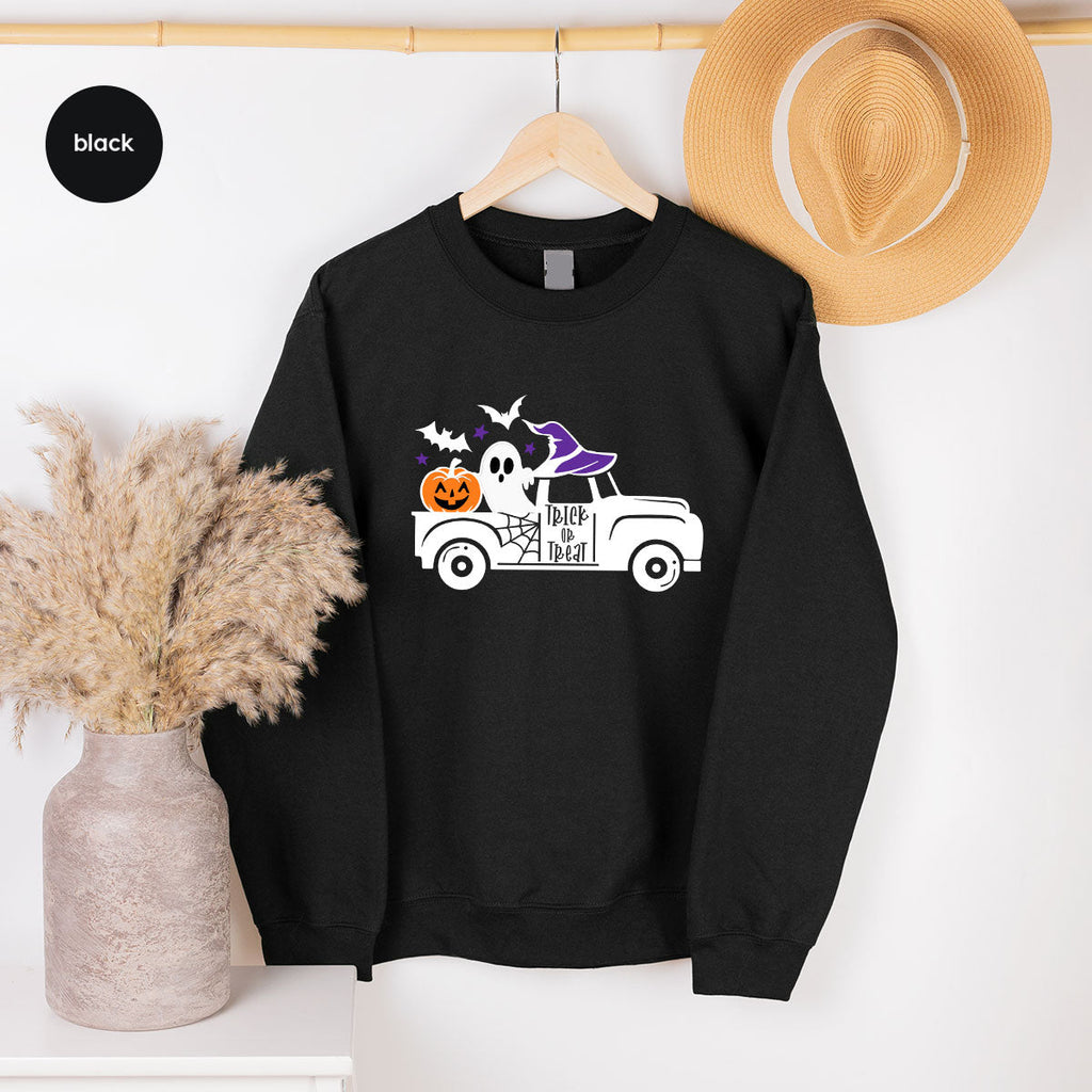 Halloween Sweatshirt, Gifts, Pumpkin Graphic Tees, Spooky product image 129