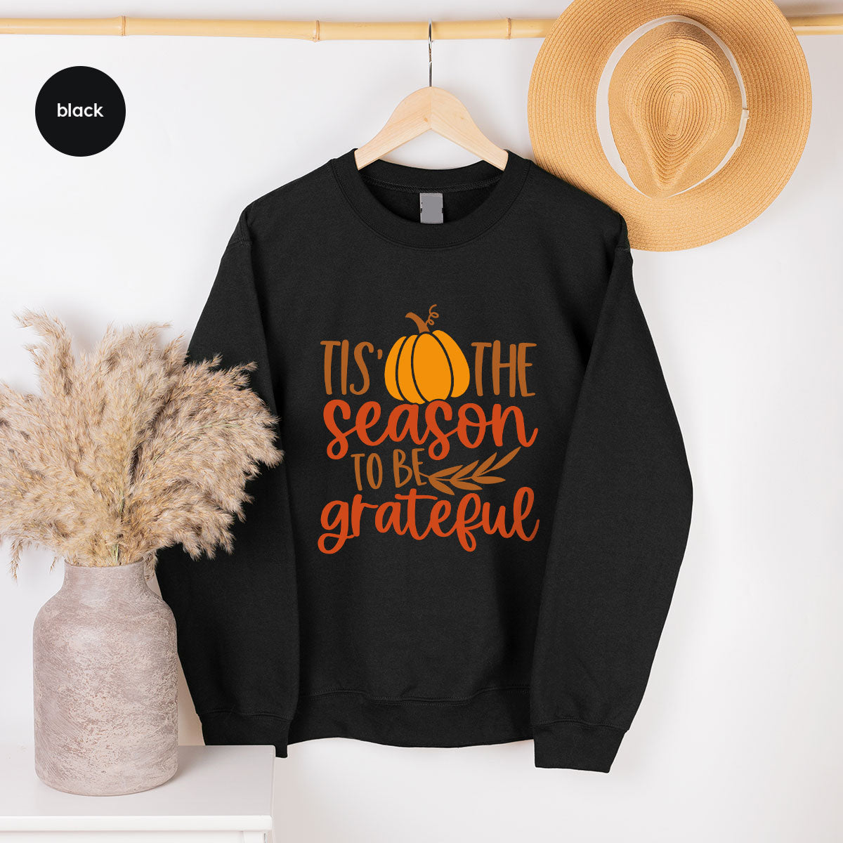 Fall T-Shirt, Autumn Crewneck Sweatshirt, Thanksgiving product image 190