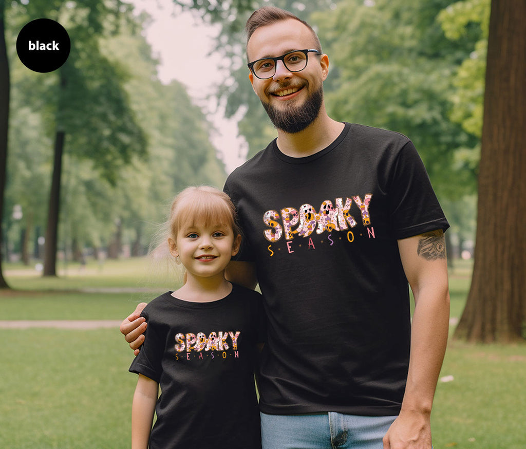 Ghost Graphic Tees, Cute Kid Halloween Shirt, Spooky product image 2