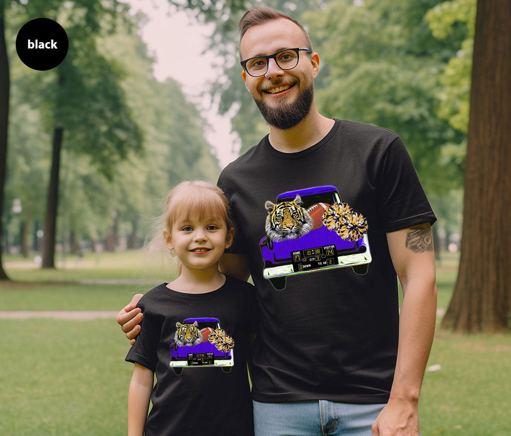 Football Truck Shirt, Tiger Graphic Tees, Mom TShirt, Gifts product image 145