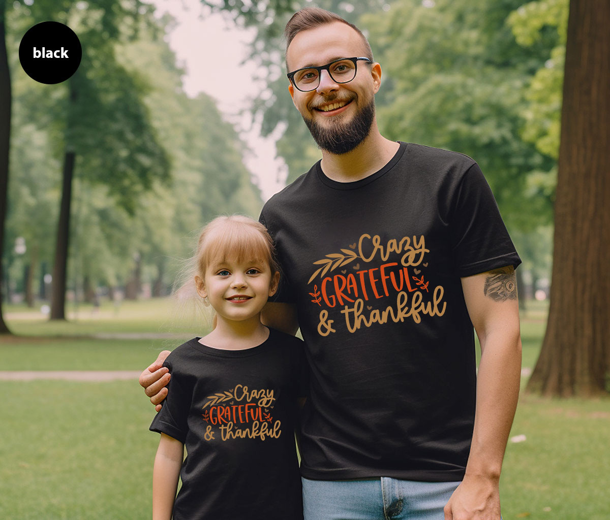Funny Fall T Shirt, Gift for Her, Crazy Grateful Thankful product image 145
