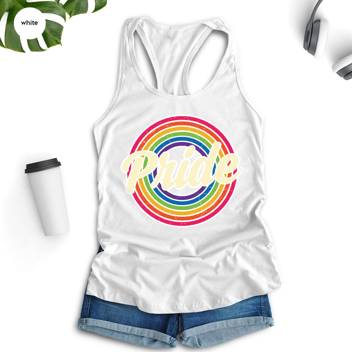 Pride Shirt, LGBT T-Shirt, Tee, Rainbow Graphic product image 116
