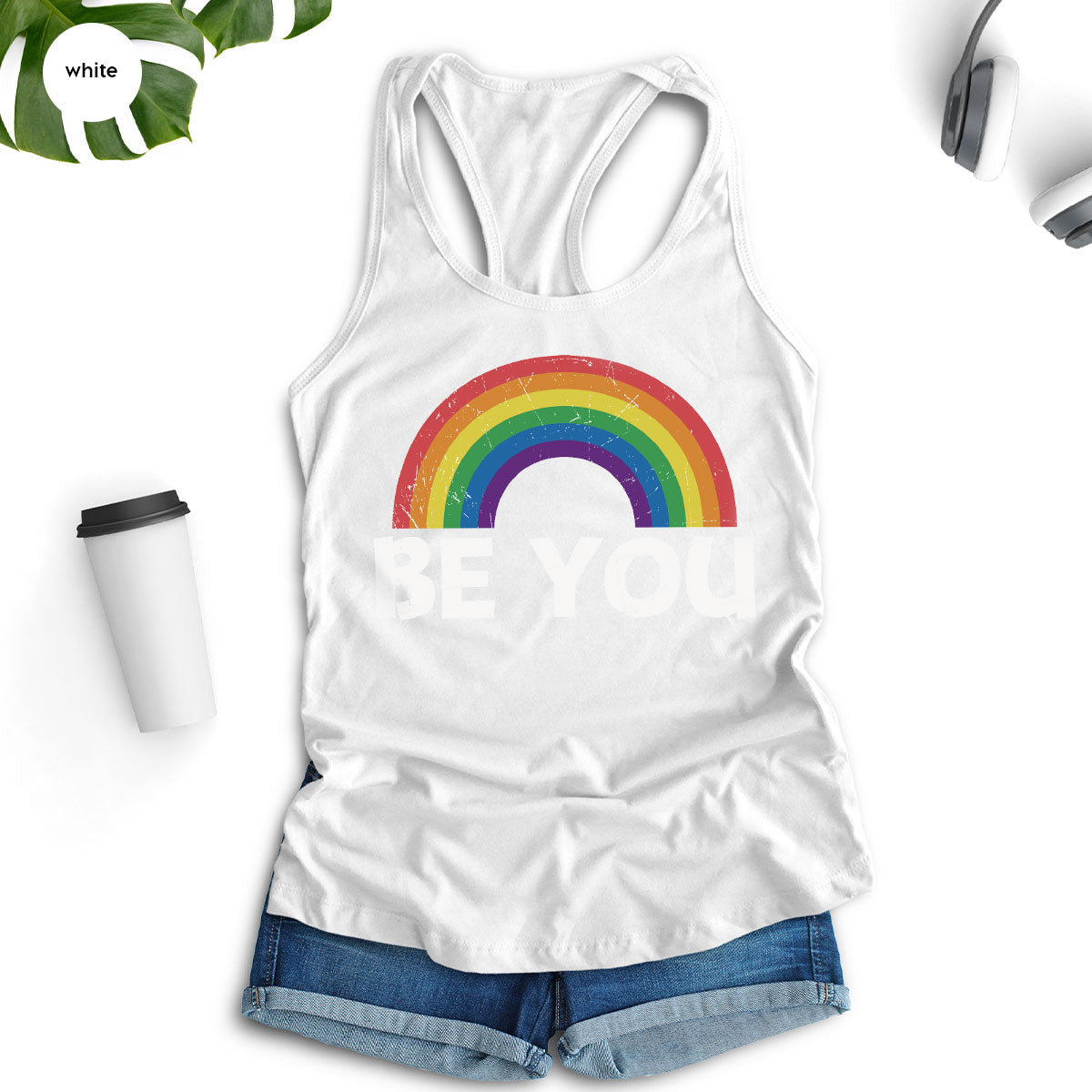 Rainbow T-Shirt, Be You Shirt, LGBT Pride product image 113