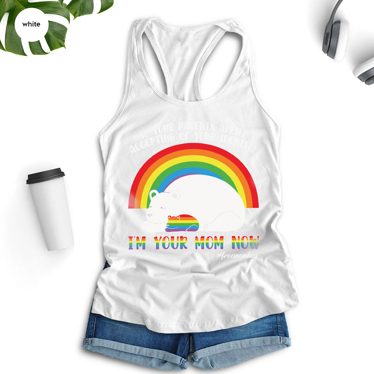 I'm Your Mom Now T-Shirt, Cute LGBT Glory Tee product image 119