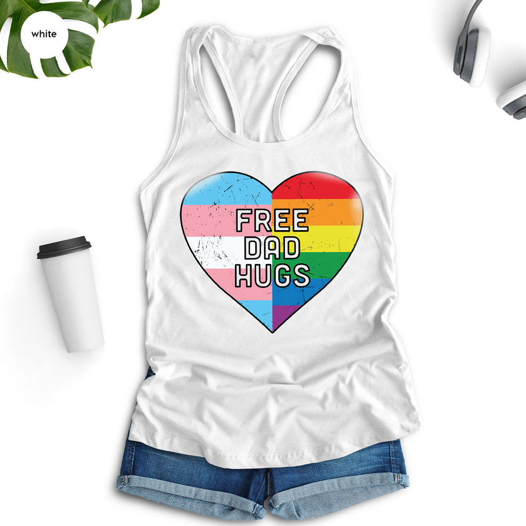 Free Dad Hugs Shirt, LGBT Pride T-Shirt product image 119