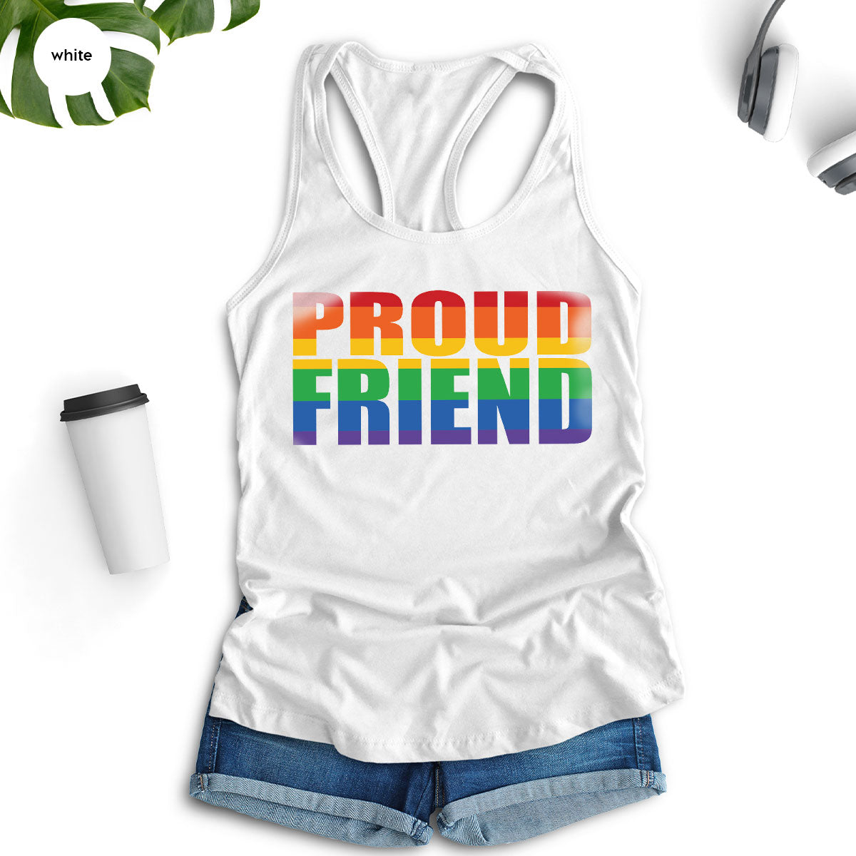 LGBT Friendship Shirt, Proud Friend T-Shirt, Gift Tee product image 117
