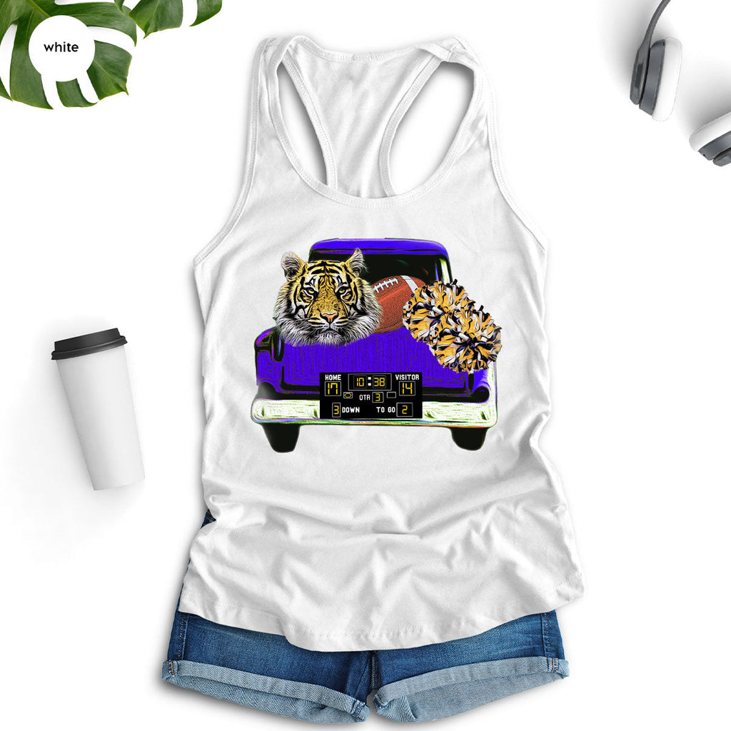Football Truck Shirt, Tiger Graphic Tees, Mom TShirt, Gifts product image 152