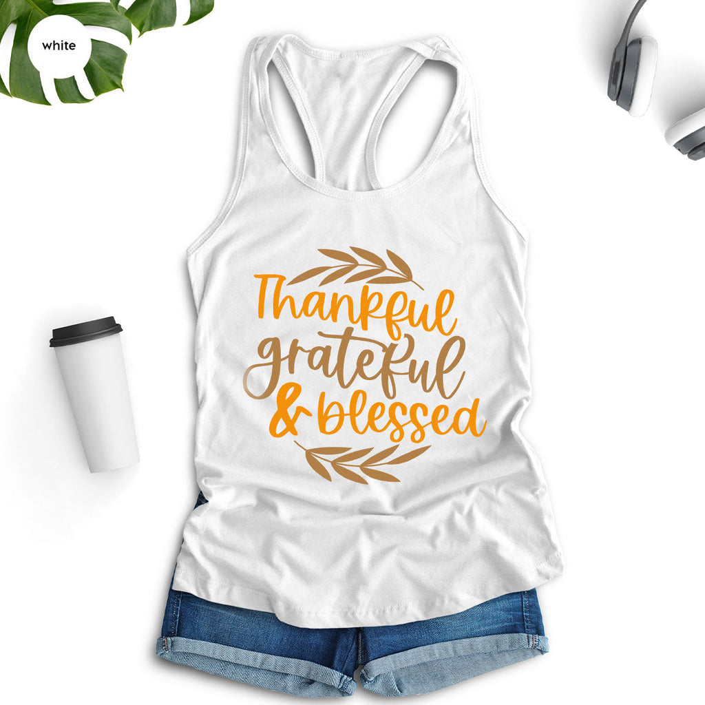 Fall Tshirt, Autumn Clothing, Gift for Her, Happy product image 109
