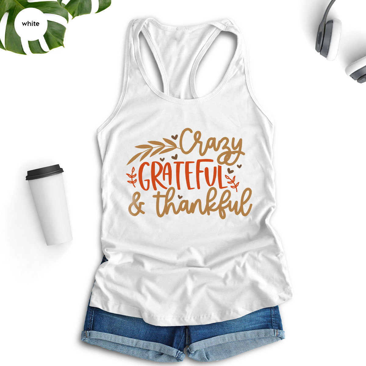 Funny Fall T Shirt, Gift for Her, Crazy Grateful Thankful product image 152