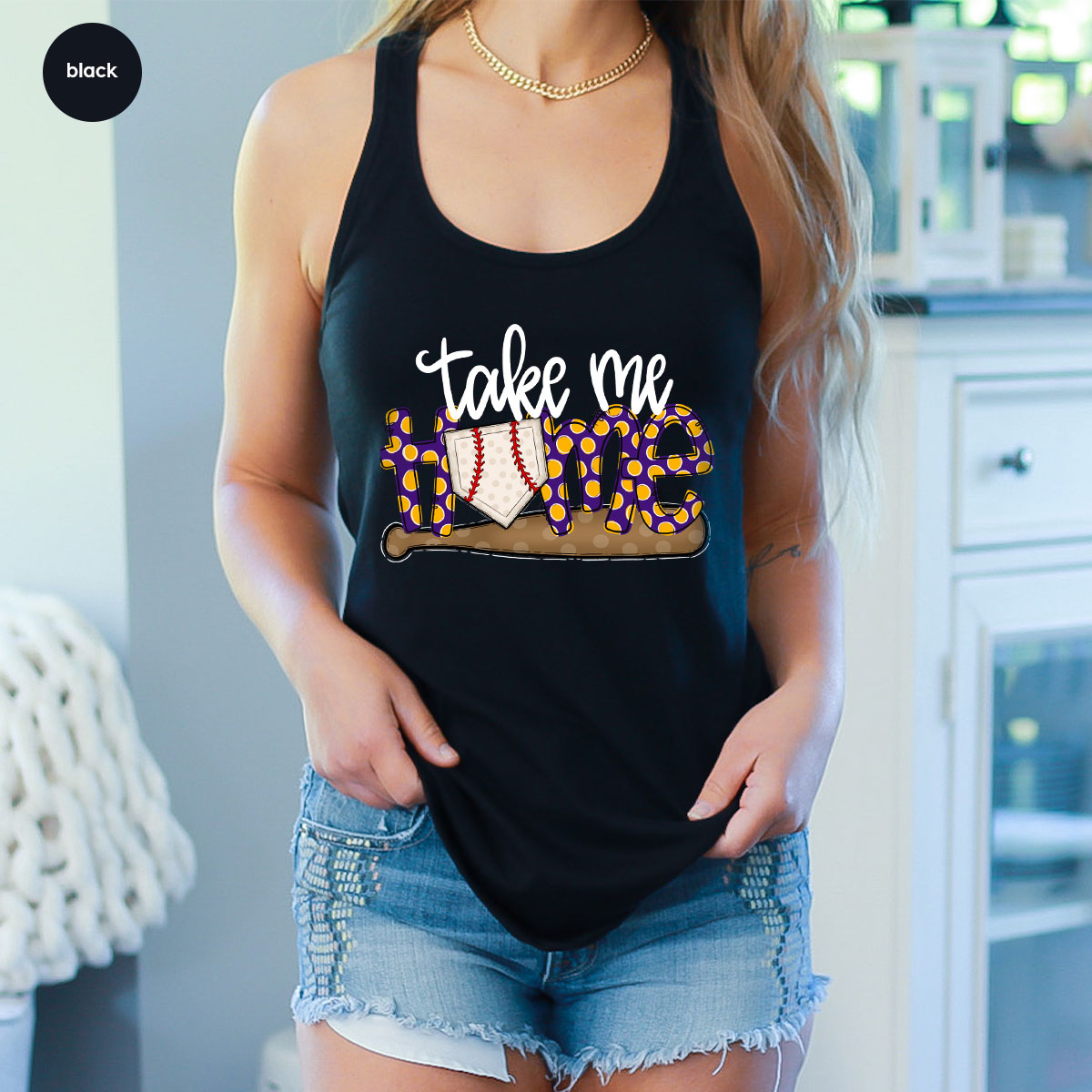Baseball T-Shirt, Gifts for Her, Mom Outfit, Sister Shirt product image 69