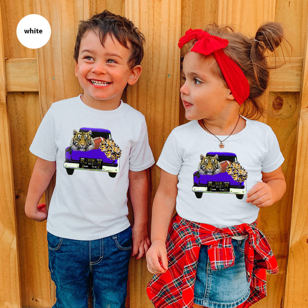 Football Truck Shirt, Tiger Graphic Tees, Mom TShirt, Gifts product image 133