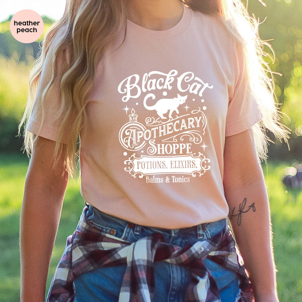 Halloween Party T-Shirt, Spooky Sweatshirt, Gifts, Cat product image 97