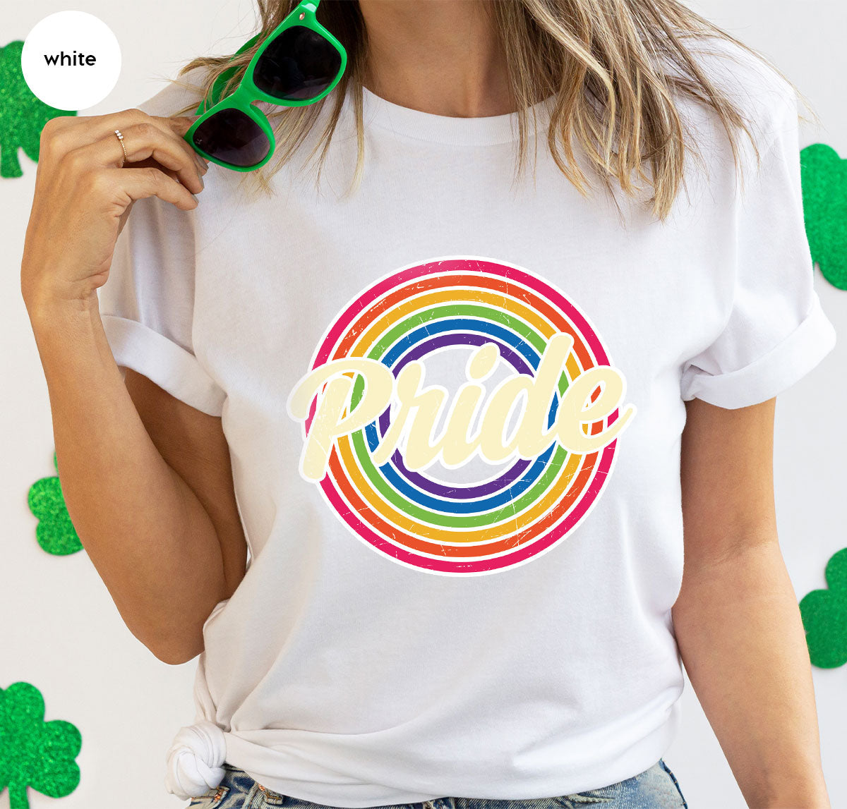 Pride Shirt, LGBT T-Shirt, Tee, Rainbow Graphic product image 112