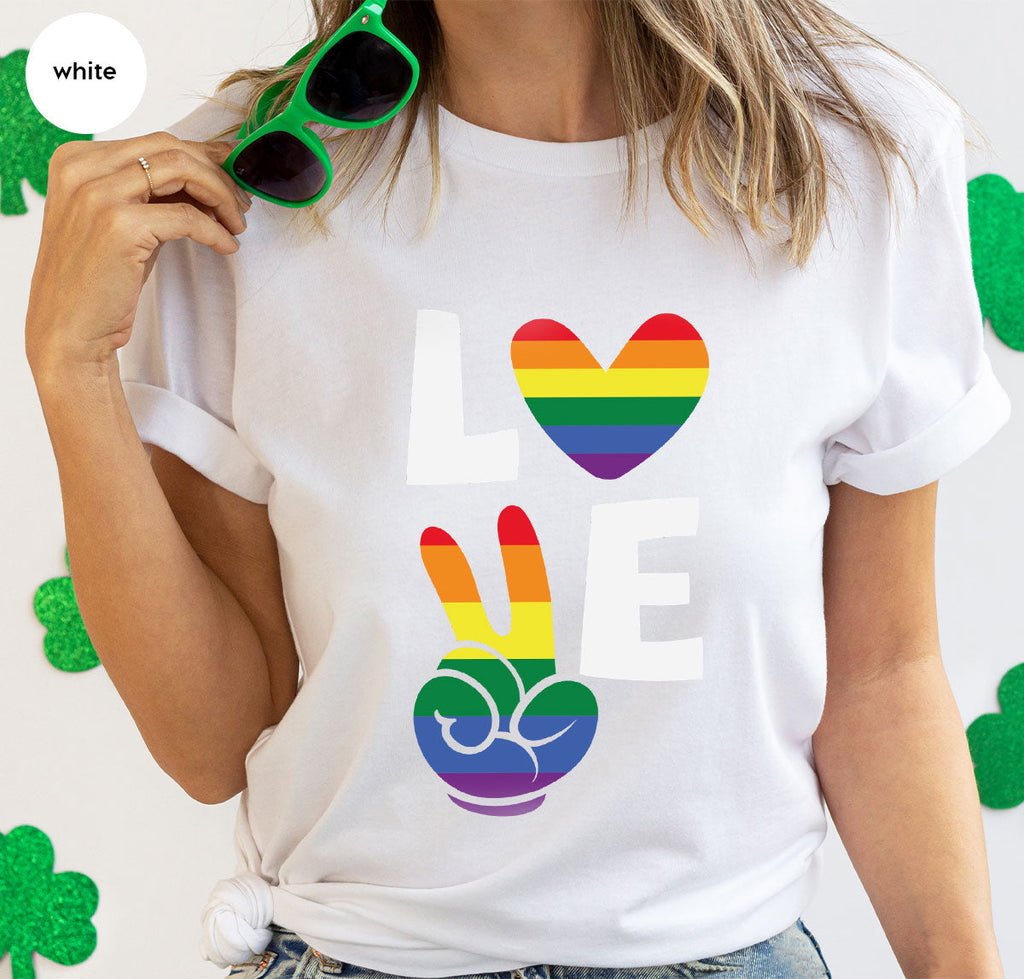 LGBT Love Shirt, Rainbow Glory T-Shirt, Pride Tee product image 115