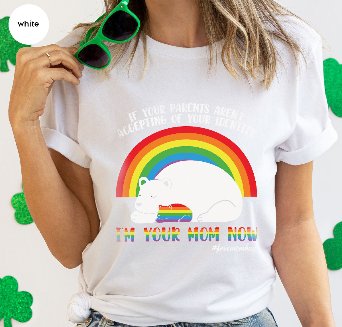 I'm Your Mom Now T-Shirt, Cute LGBT Glory Tee product image 115