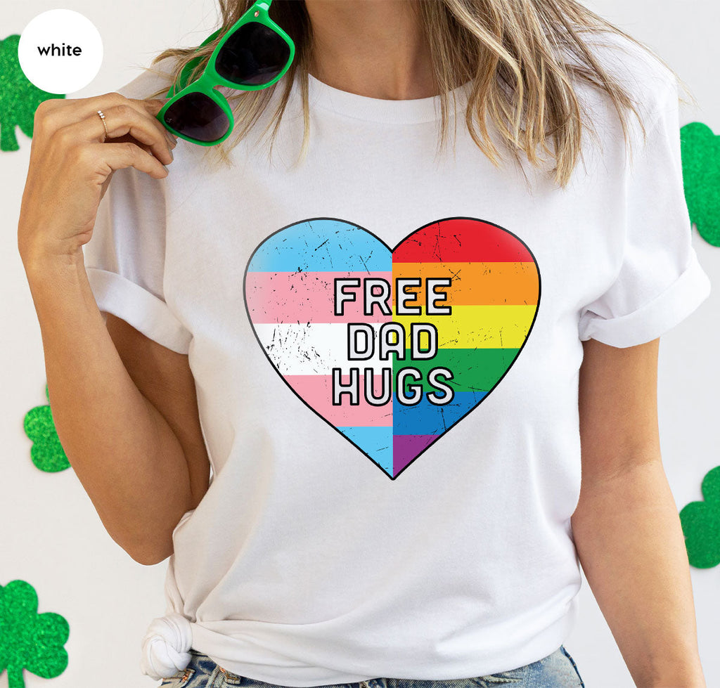 Free Dad Hugs Shirt, LGBT Pride T-Shirt product image 115