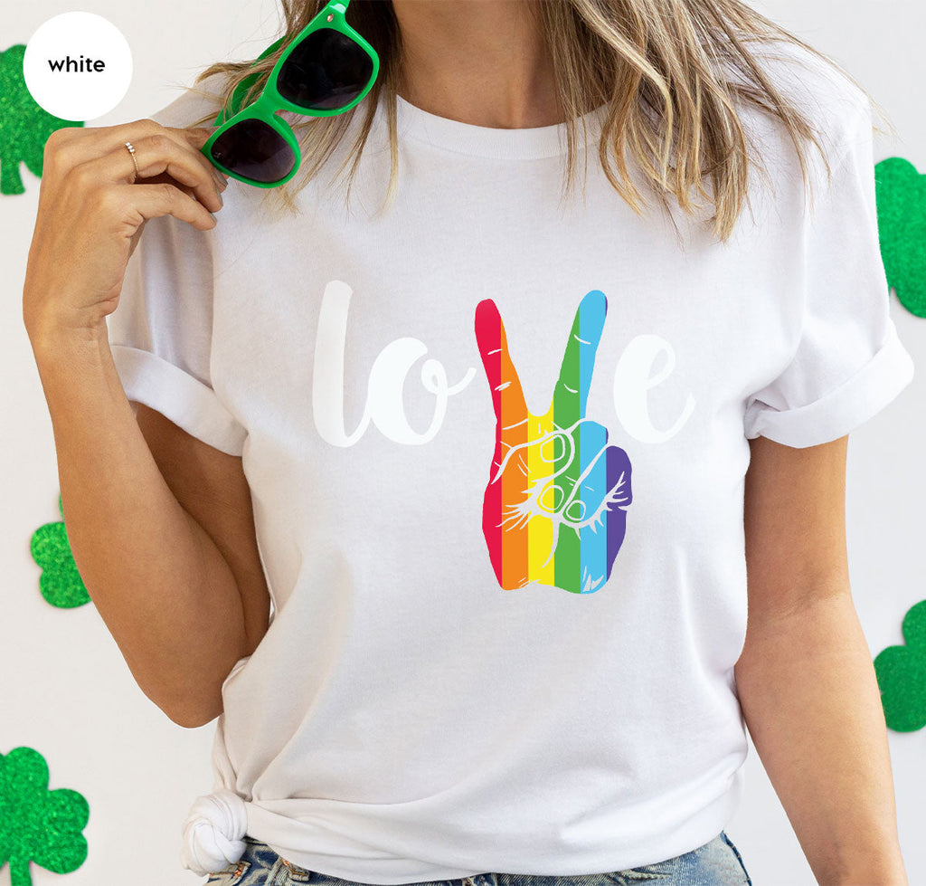 LGBT Love Shirt, Victory T-Shirt, Pride Tee, Glory product image 106
