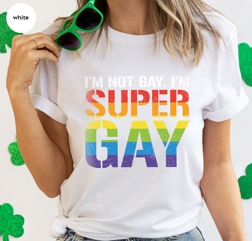 Super Gay Shirt, LGBT Power T-Shirt, Tee product image 109