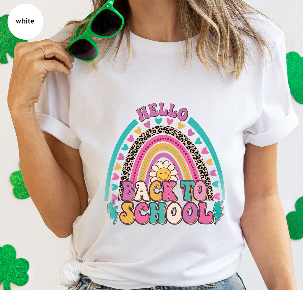 Inspirational Teacher Shirt, First Day Of School Clothing product image 59