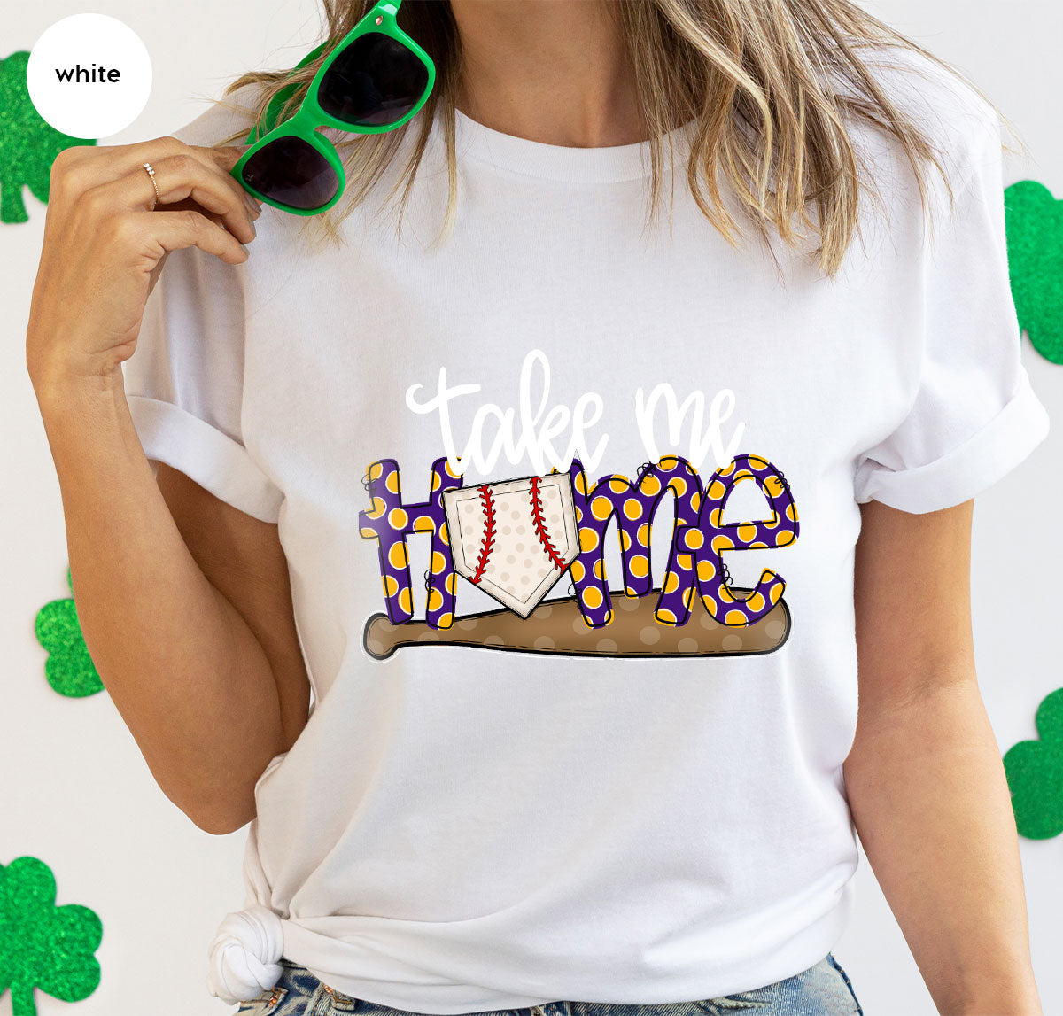 Baseball T-Shirt, Gifts for Her, Mom Outfit, Sister Shirt product image 95